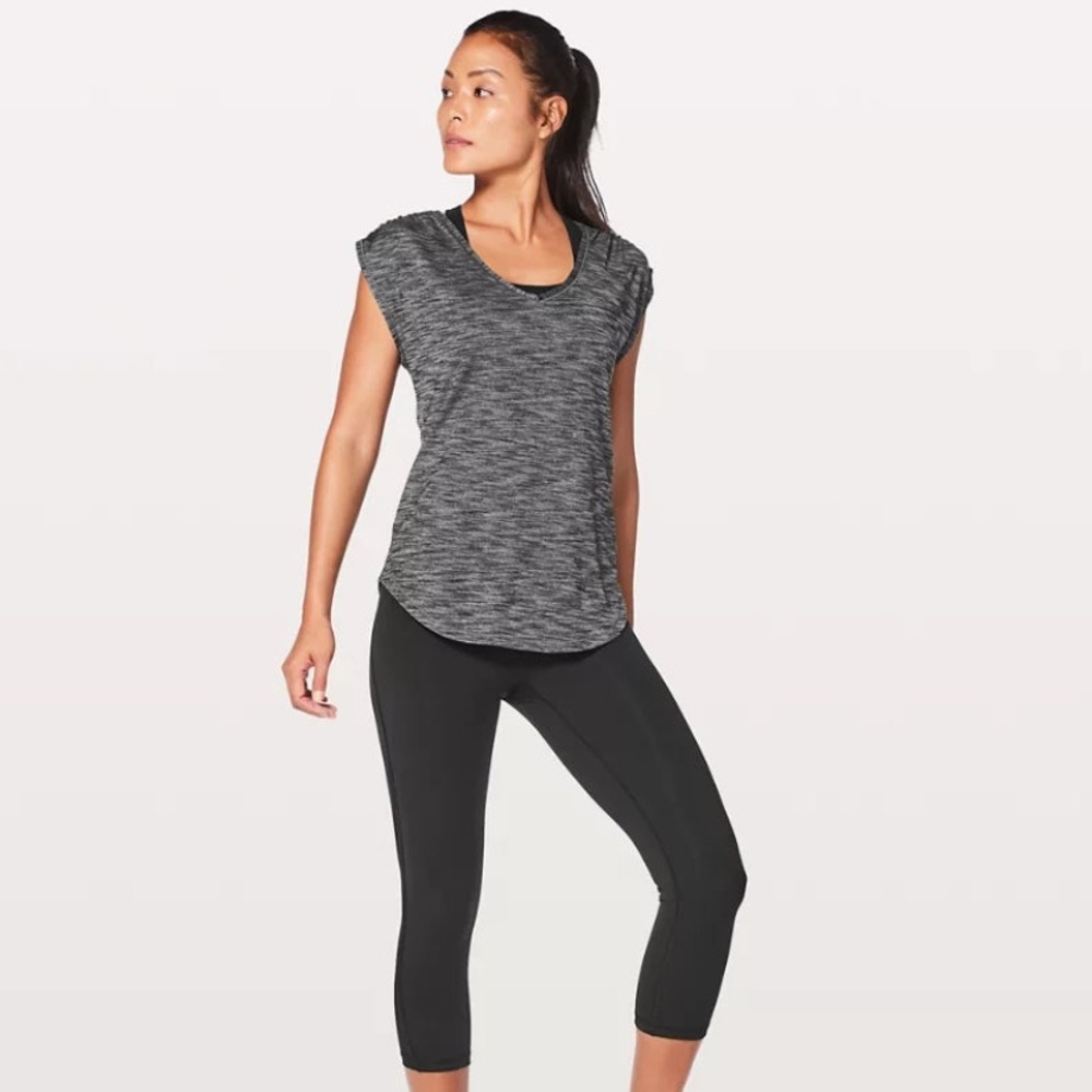 Lululemon Black V-Neck Top